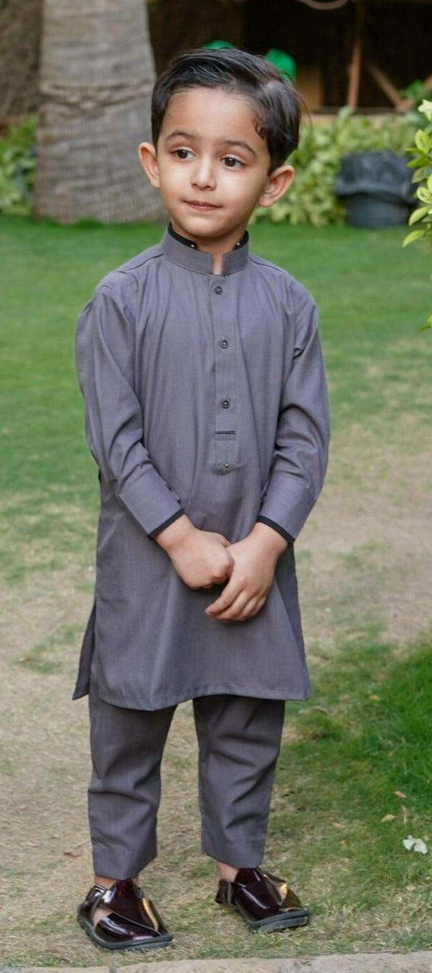 New Kids Grey Beauty Shalwar Kameez – kidzwink